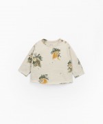 T-shirt em algodo orgnico com estampado | Mother Lcia