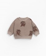 Organic cotton sweater with natural dying | Mother Lcia