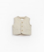 Gilet di bombasina in cotone biologico | Mother Lcia