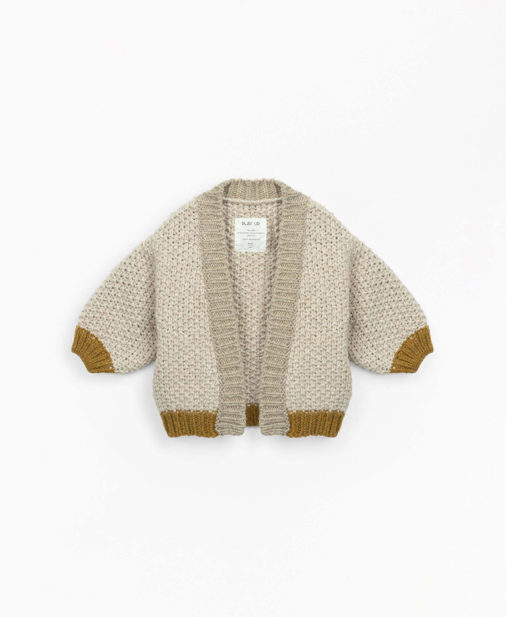 Knitted jacket with balloon sleeves | Mother Lúcia