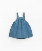 Denim dress with adjustable straps | Mother Lcia