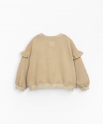 Sweater with detail at the cuffs and waist | Mother Lcia