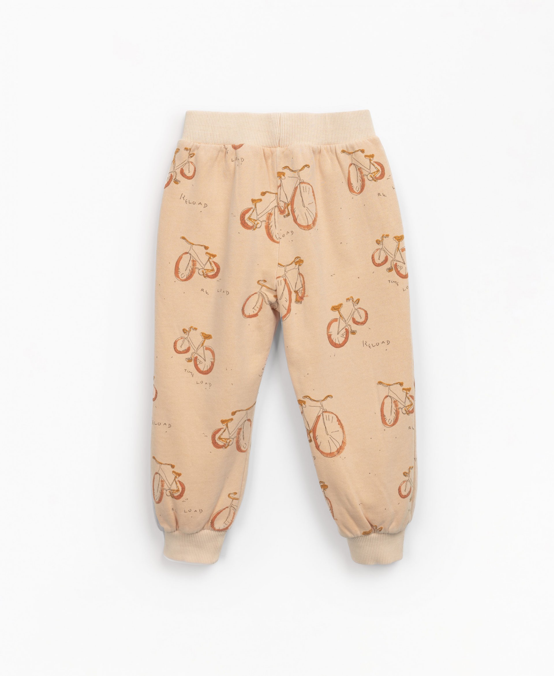Jersey stitch trousers with bicycles print | Mother Lúcia