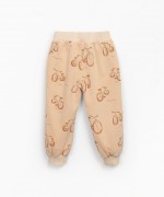Jersey stitch trousers with bicycles print | Mother Lúcia