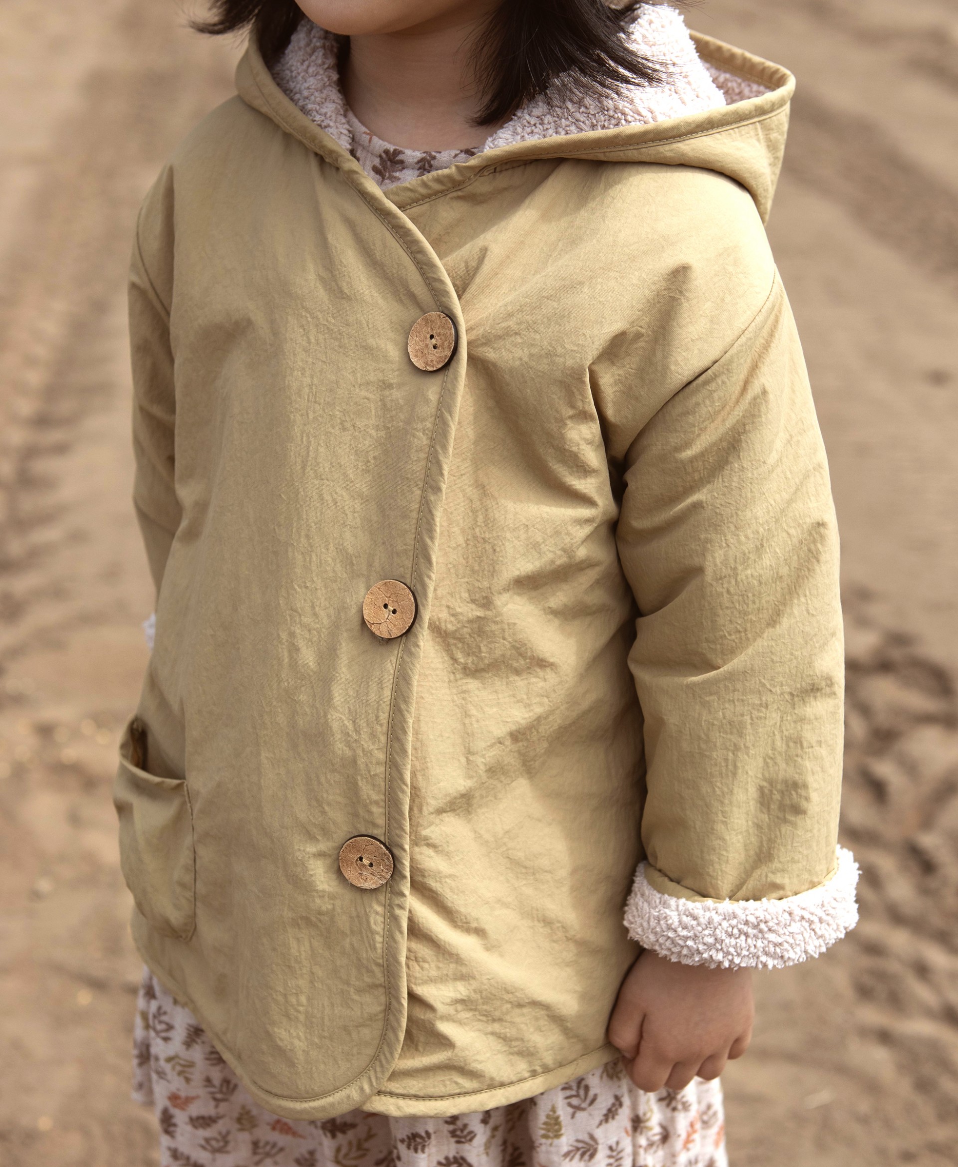 Waterproof jacket with fur lining | Mother Lúcia