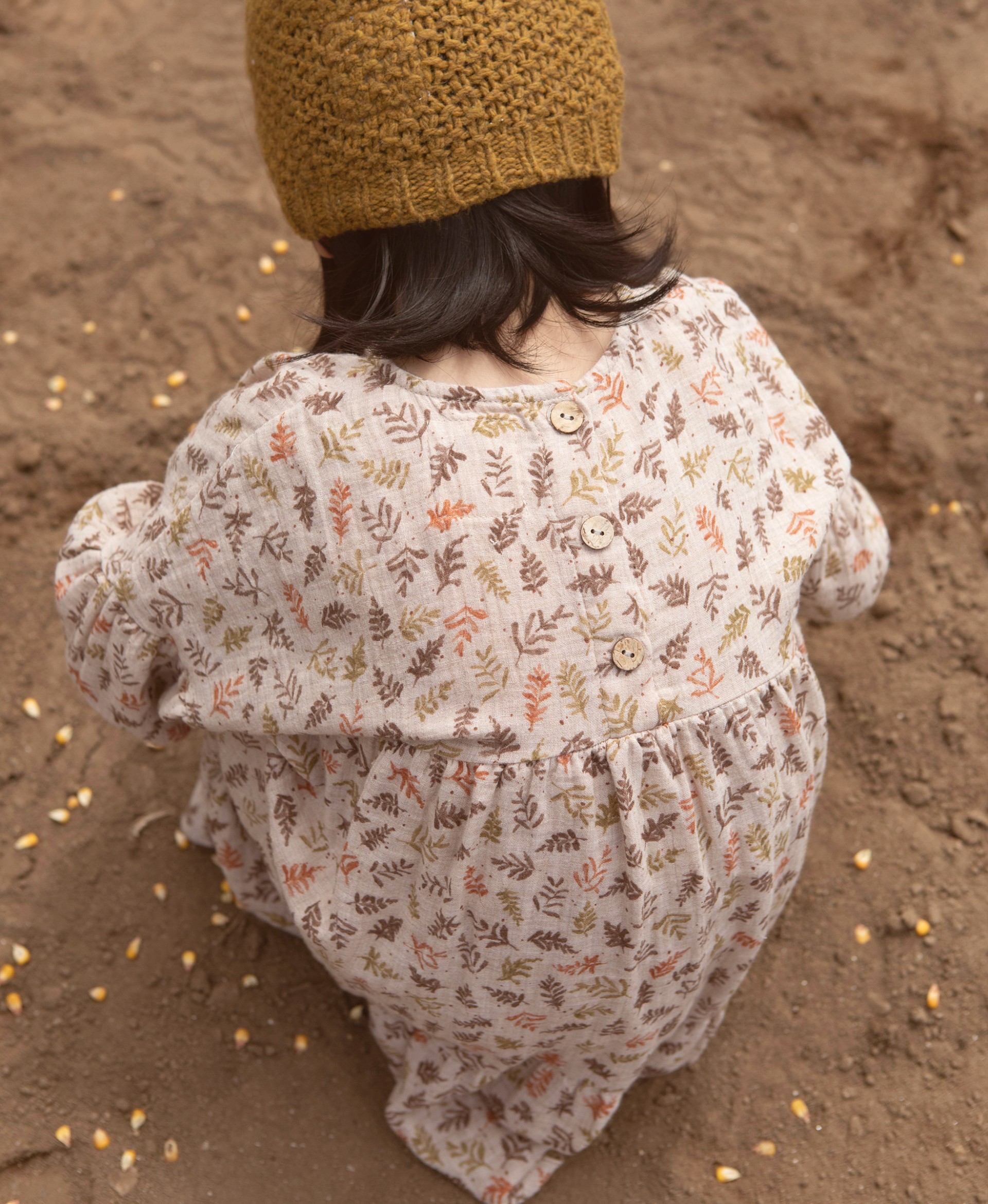 Woven organic cotton dress | Mother Lcia