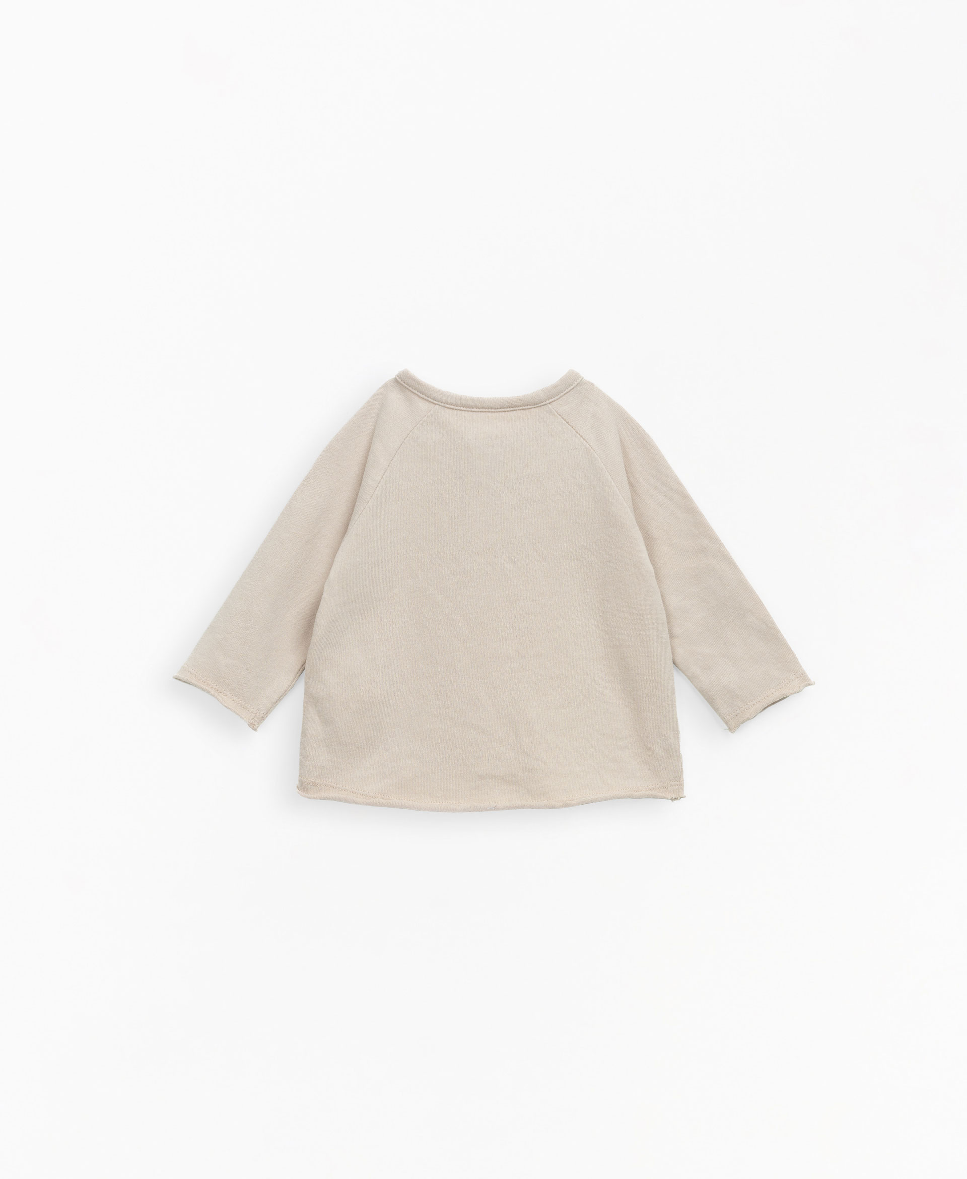 Jersey-stitch T-shirt with coconut buttons | Mother Lcia