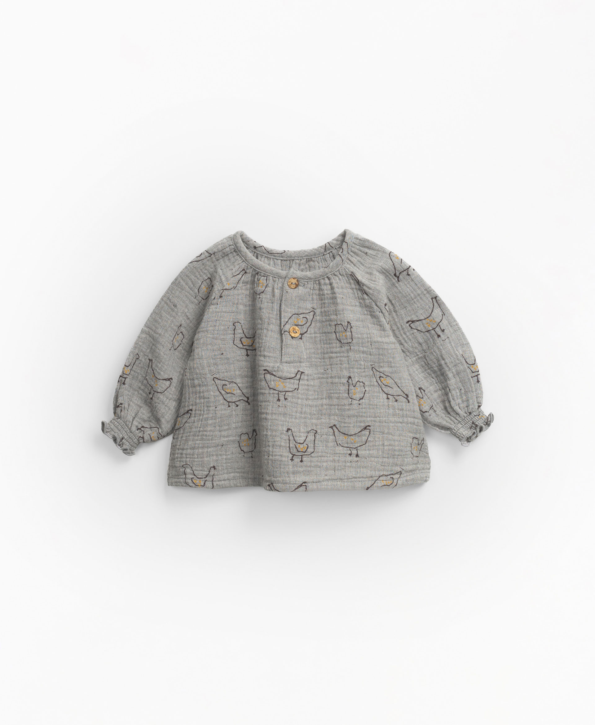 Shirt with chicken print | Mother Lúcia