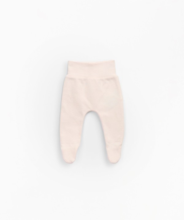 Leggings misto cotone biologico e cotone riciclato