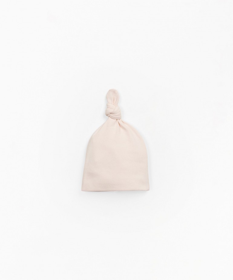 Beanie in mixture of organic cotton and recycled cotton