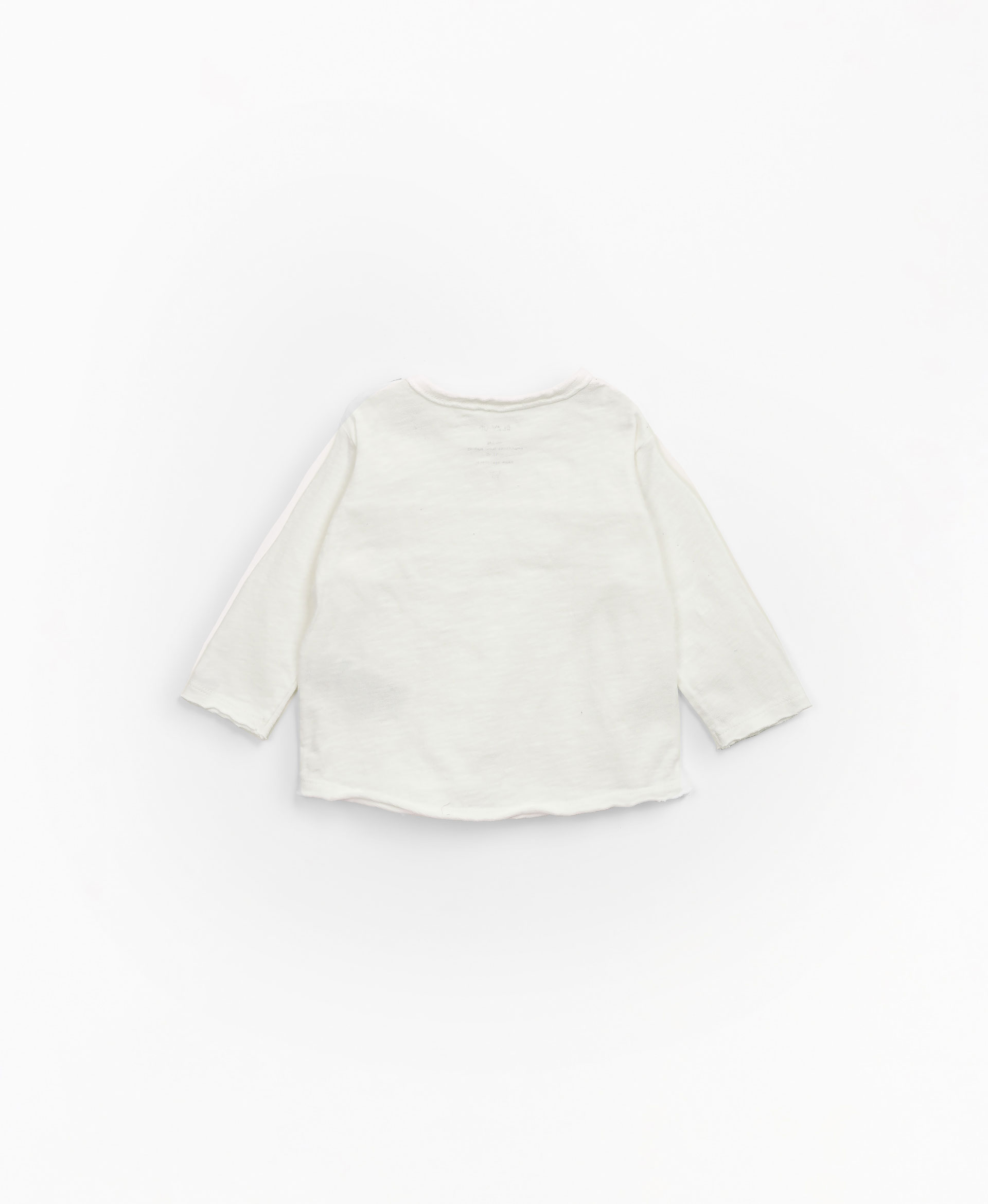 Organic cotton T-shirt with coconut buttons | Mother Lúcia