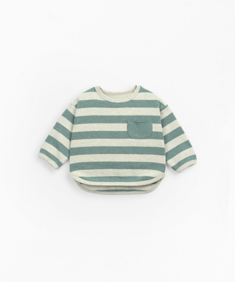 Organic cotton striped sweater