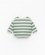 Striped jersey with fleece on the inside | Mother Lcia