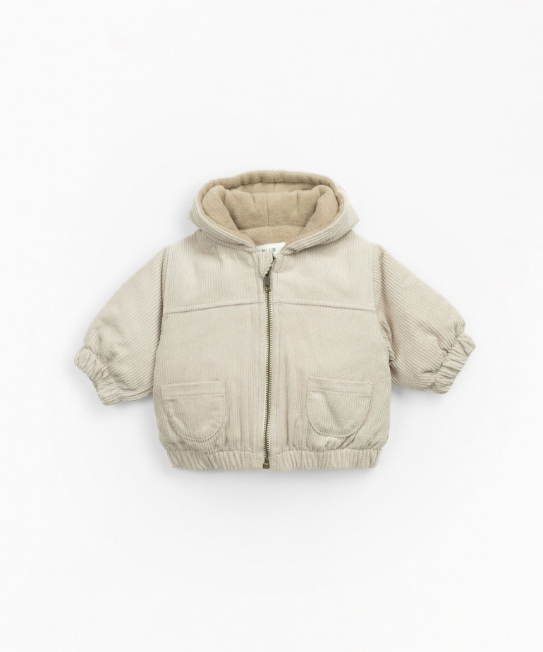 Corduroy jacket in organic cotton