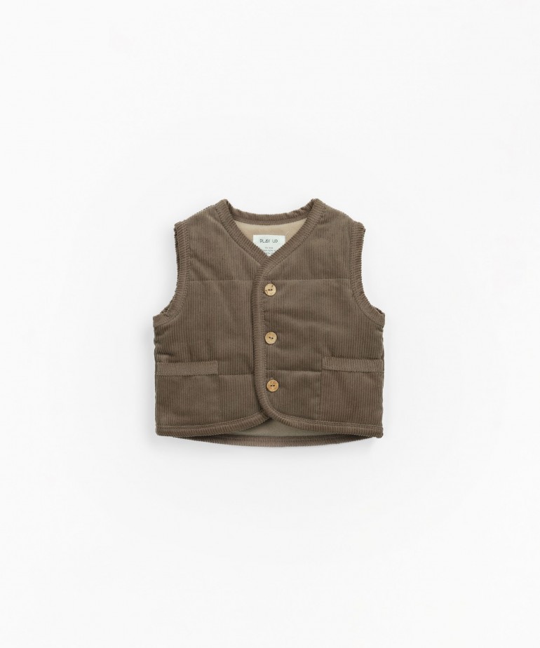 Corduroy vest