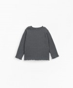 Ribbed, jersey knit T-shirt | Mother Lcia