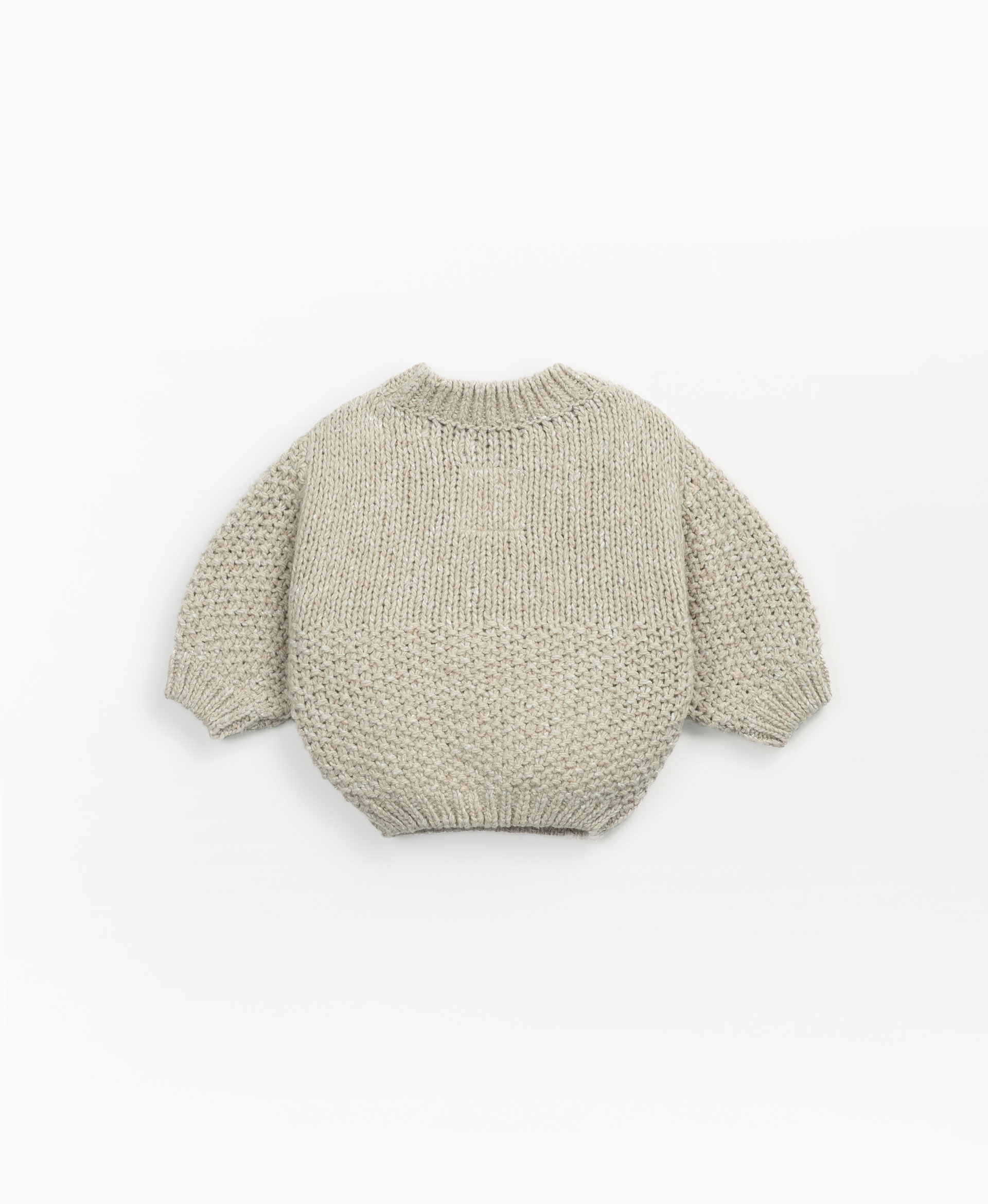 Knitted sweater with fallen shoulders | Mother Lcia