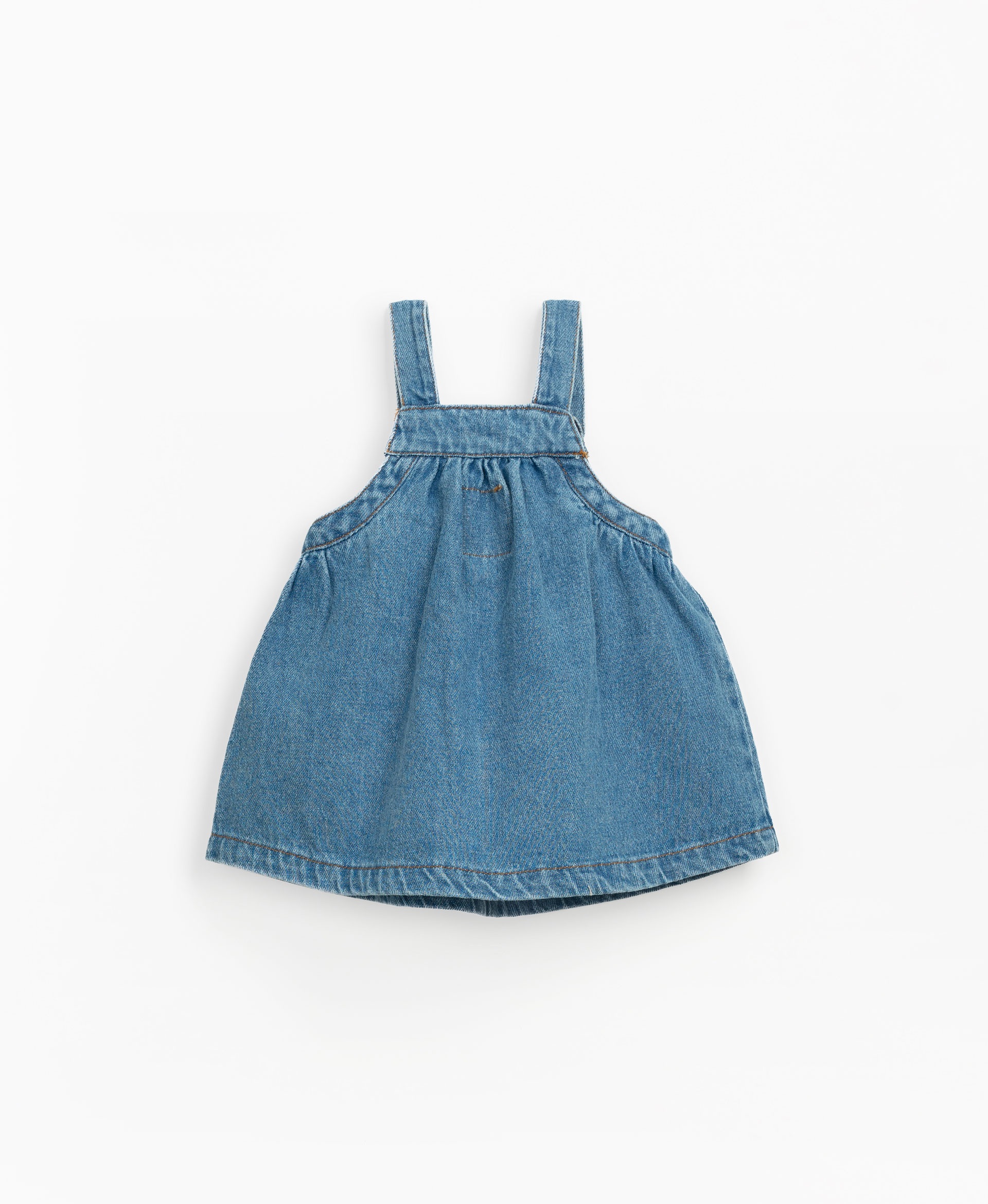 Buy Lil Lollipop Sleeveless Colour Blocked & Dungaree Style A Line Denim  Dress Blue for Girls (4-5Years) Online in India, Shop at FirstCry.com -  14022906