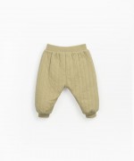 Pantaloni trapuntati con fibre riciclate | Mother Lcia