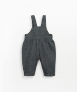 Denim jumpsuit with coconut buttons | Mother Lcia