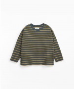 Striped, jersey stitch T-shirt | Mother Lcia