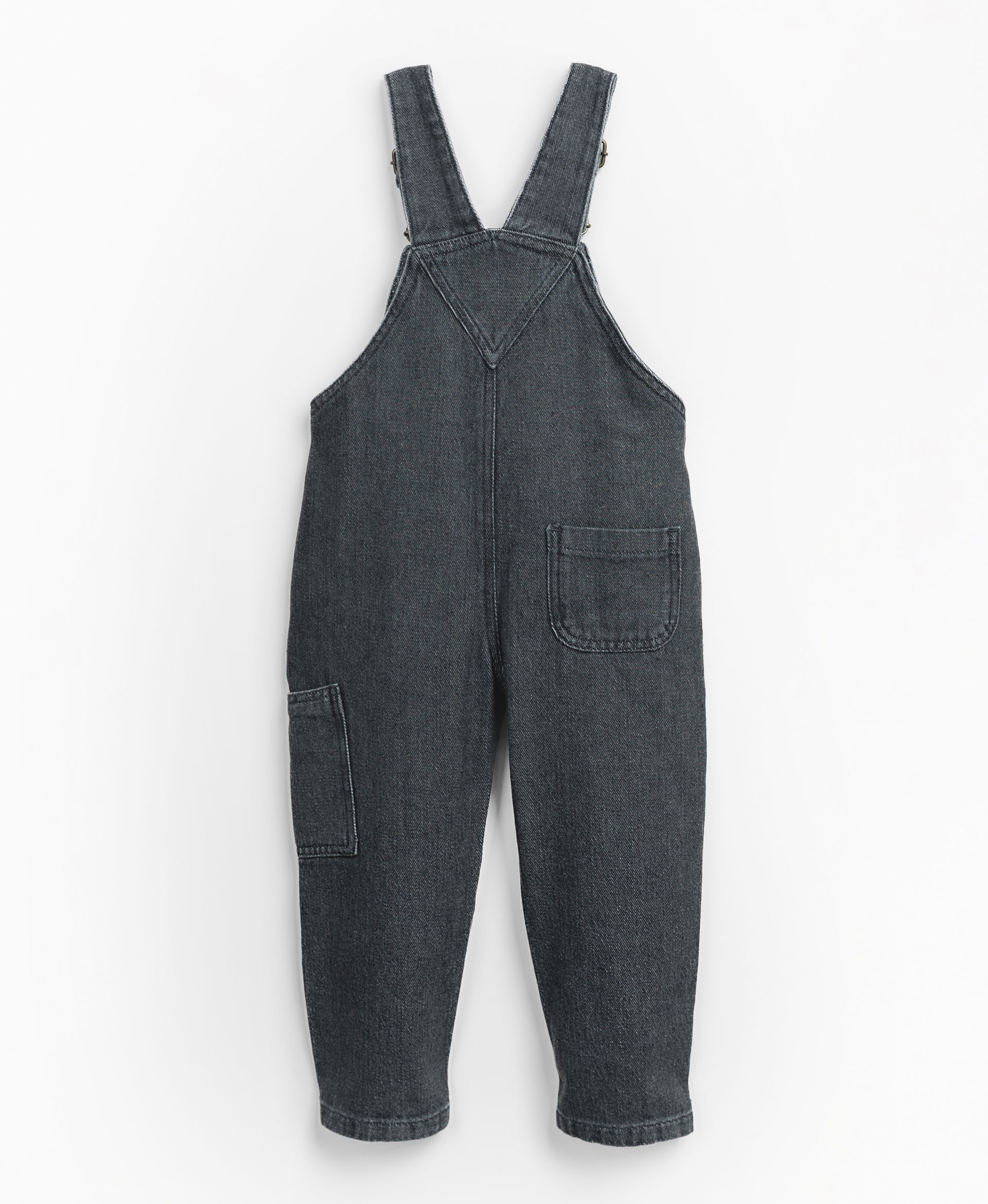 Denim dungarees with adjustable straps | Mother Lcia