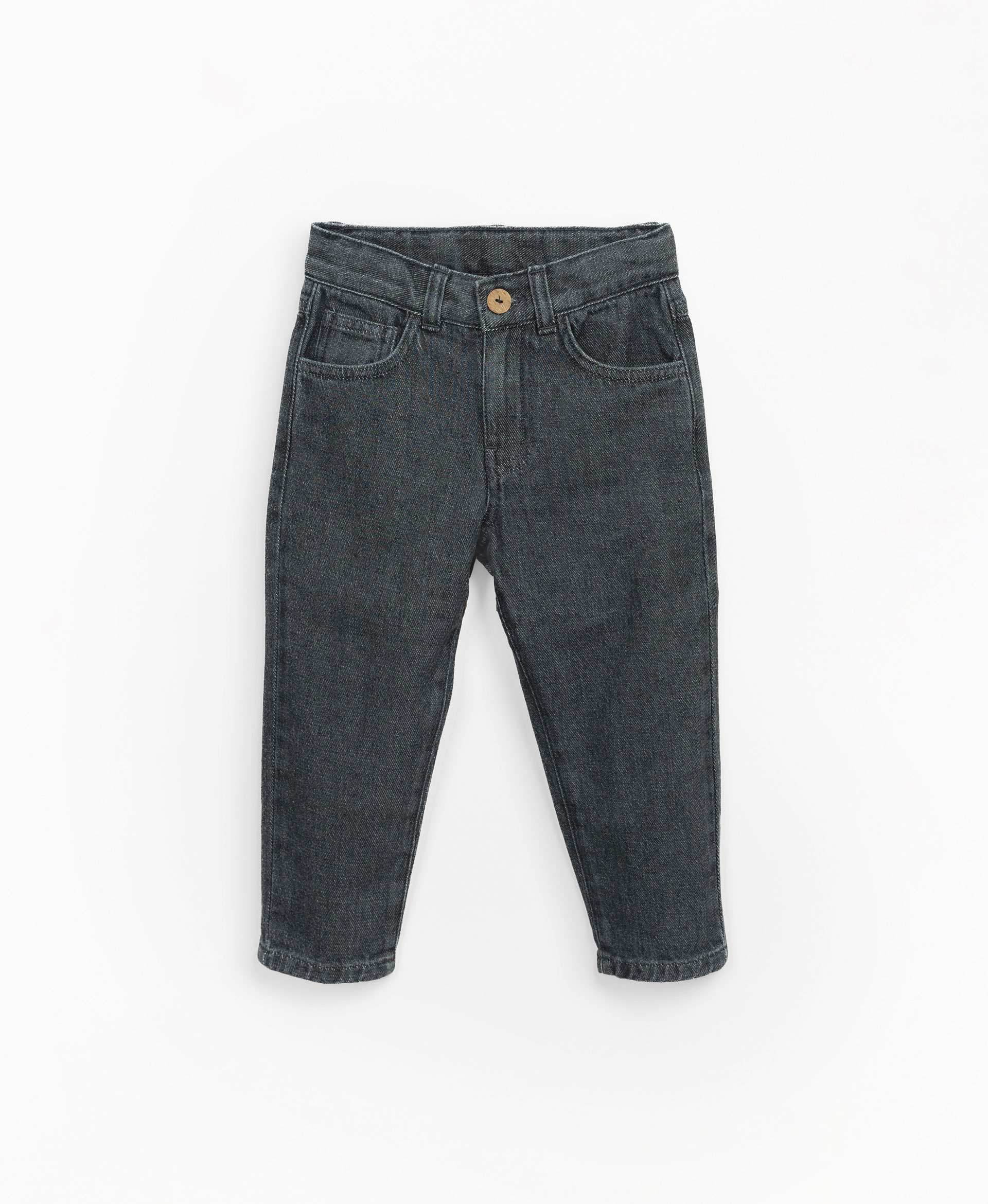 Denim trousers with recycled cotton | Mother Lcia