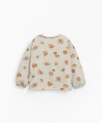 Jersey stitch T-shirt with chestnuts print | Mother Lcia