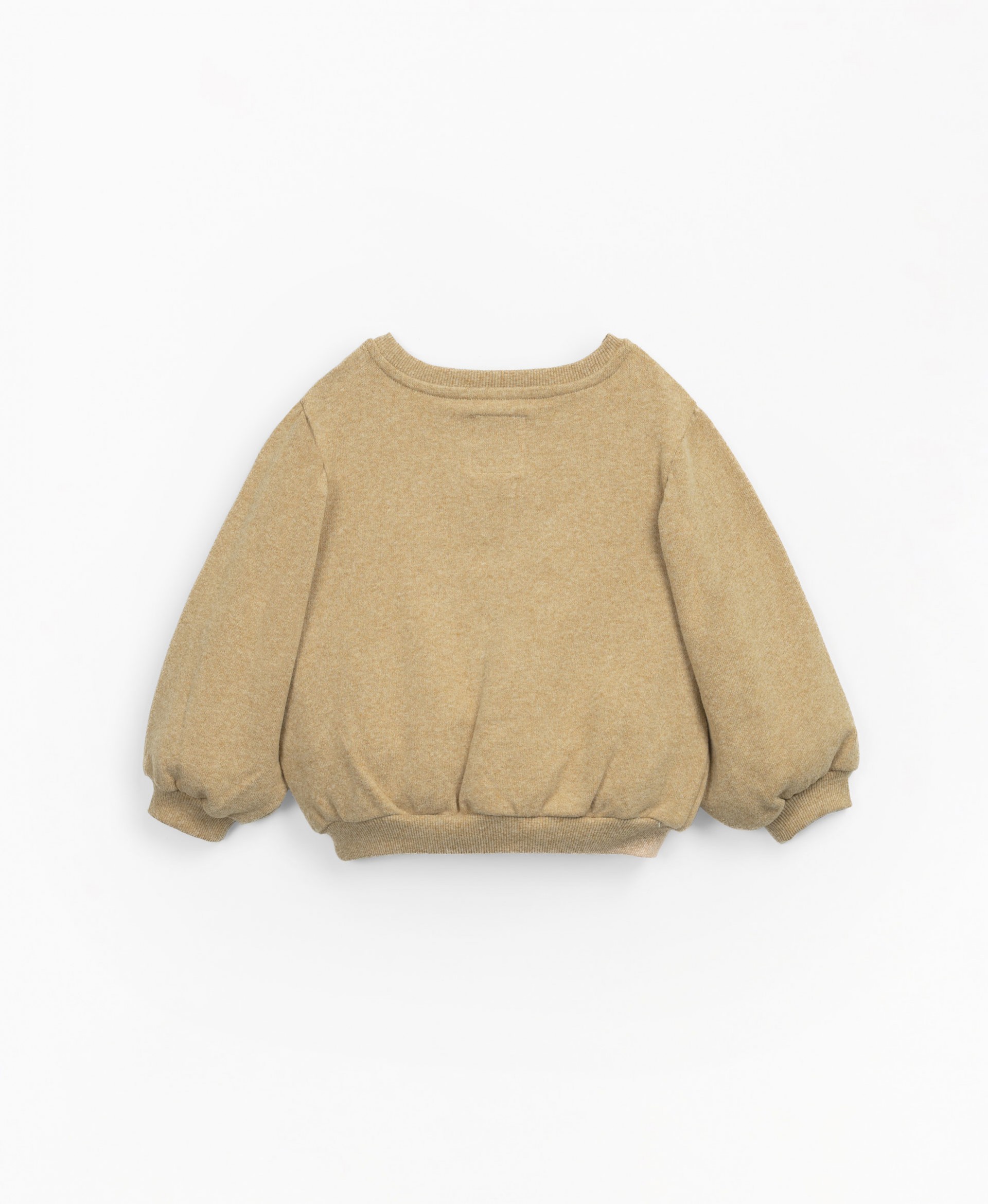 Jersey-stitch sweater with fleece on the inside | Mother Lcia