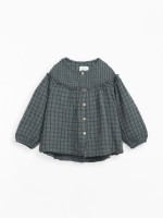 CHECKED WOVEN TUNIC