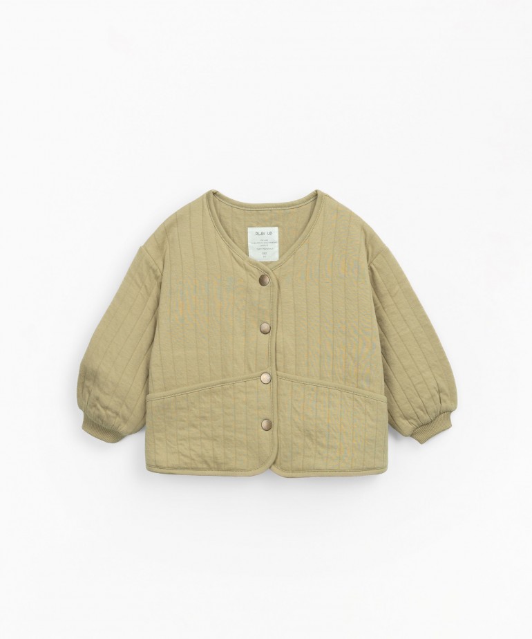 Jersey stitch organic cotton jacket