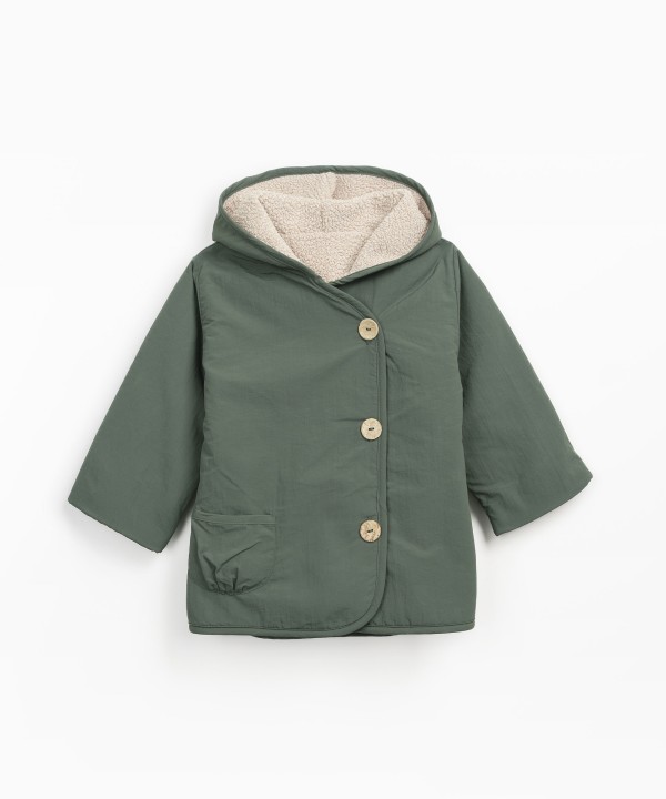 Parka imperméable réversible