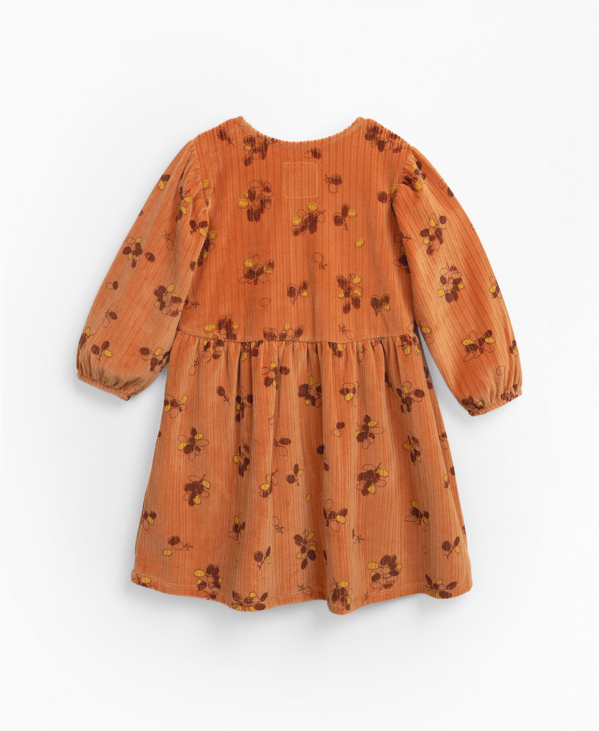 Velvety, jersey-stitch dress with print | Mother Lcia