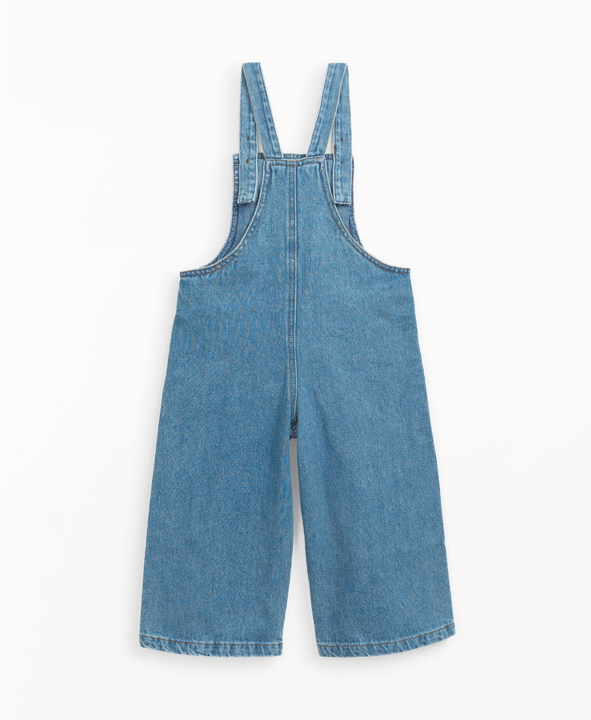 Denim dungarees with adjustable straps | Mother Lcia
