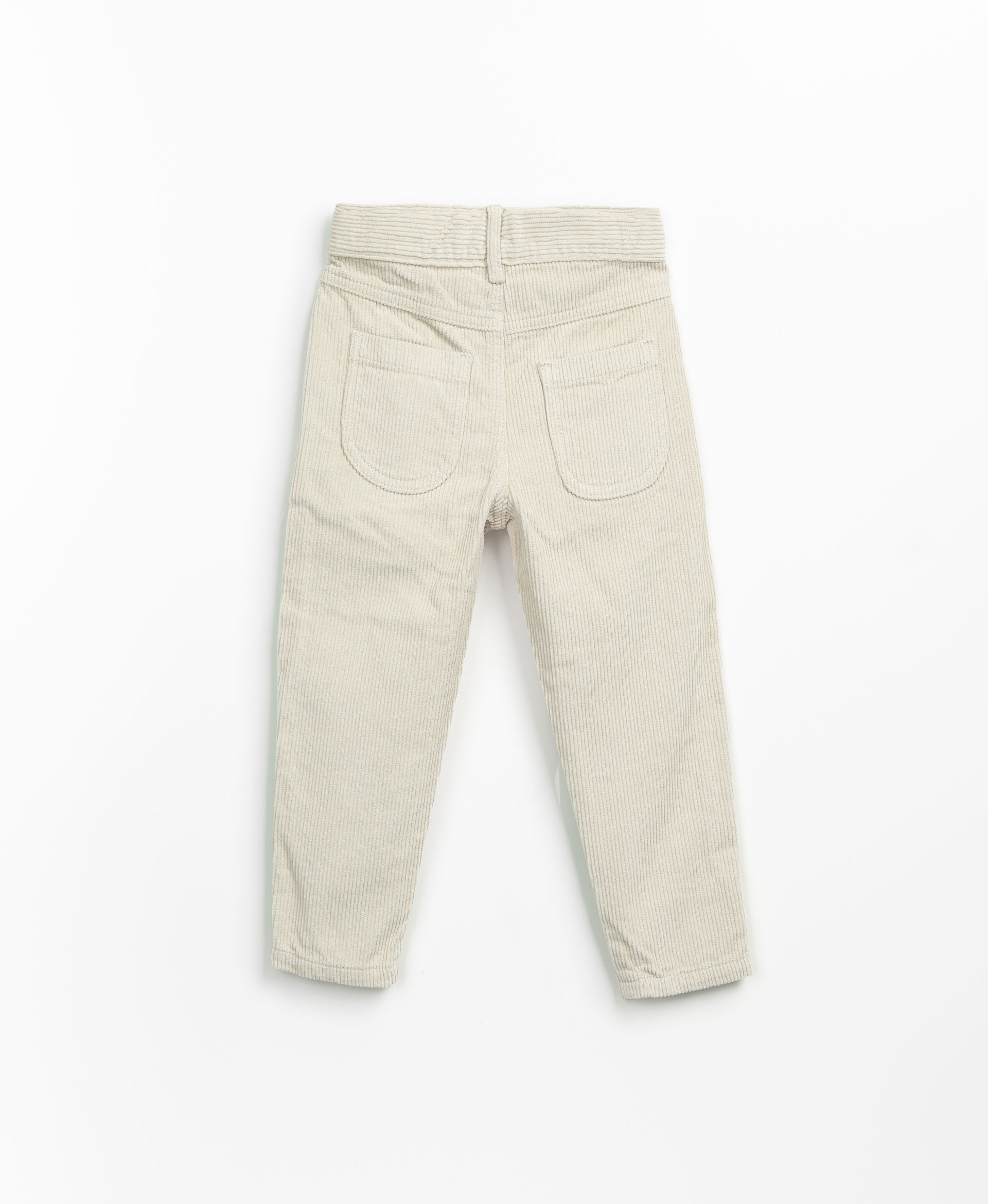 Corduroy trousers with adjustable waist | Mother Lcia