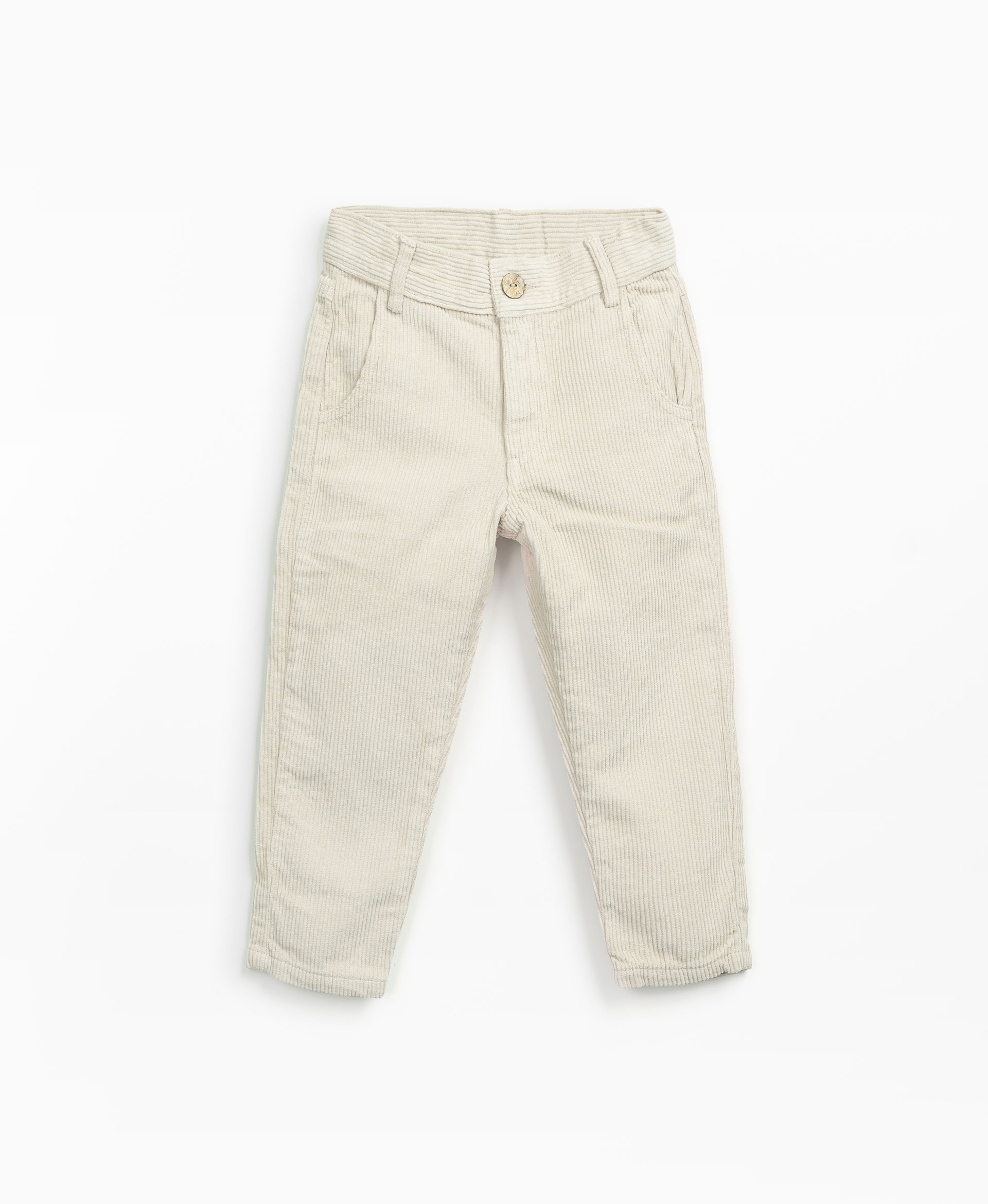 Corduroy trousers with adjustable waist | Mother Lcia
