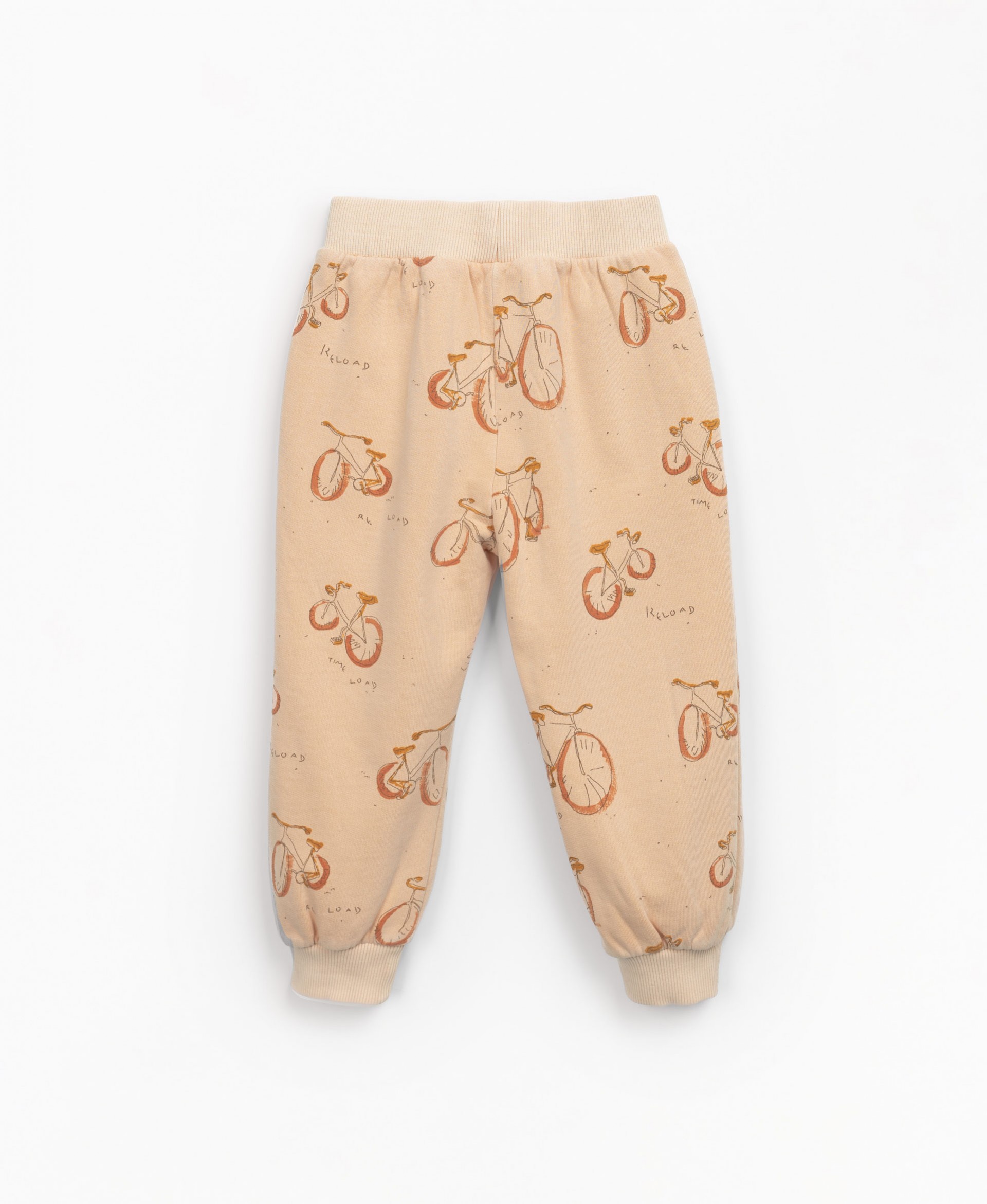 Jersey stitch trousers with bicycles print | Mother Lcia