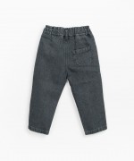 Denim trousers in cotton and recycled cotton | Mother Lcia