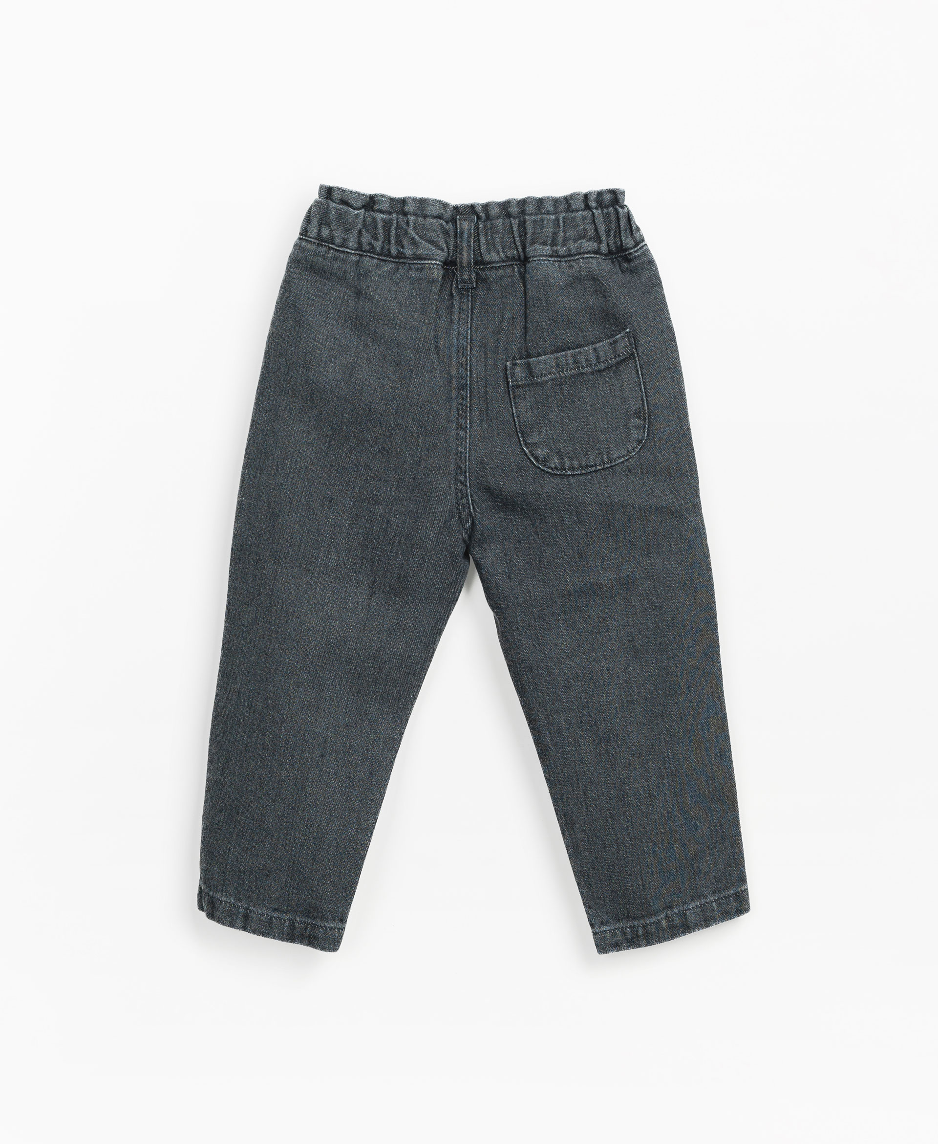 Denim trousers in cotton and recycled cotton | Mother Lcia