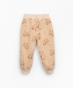 Jersey stitch trousers with bicycles print | Mother Lcia