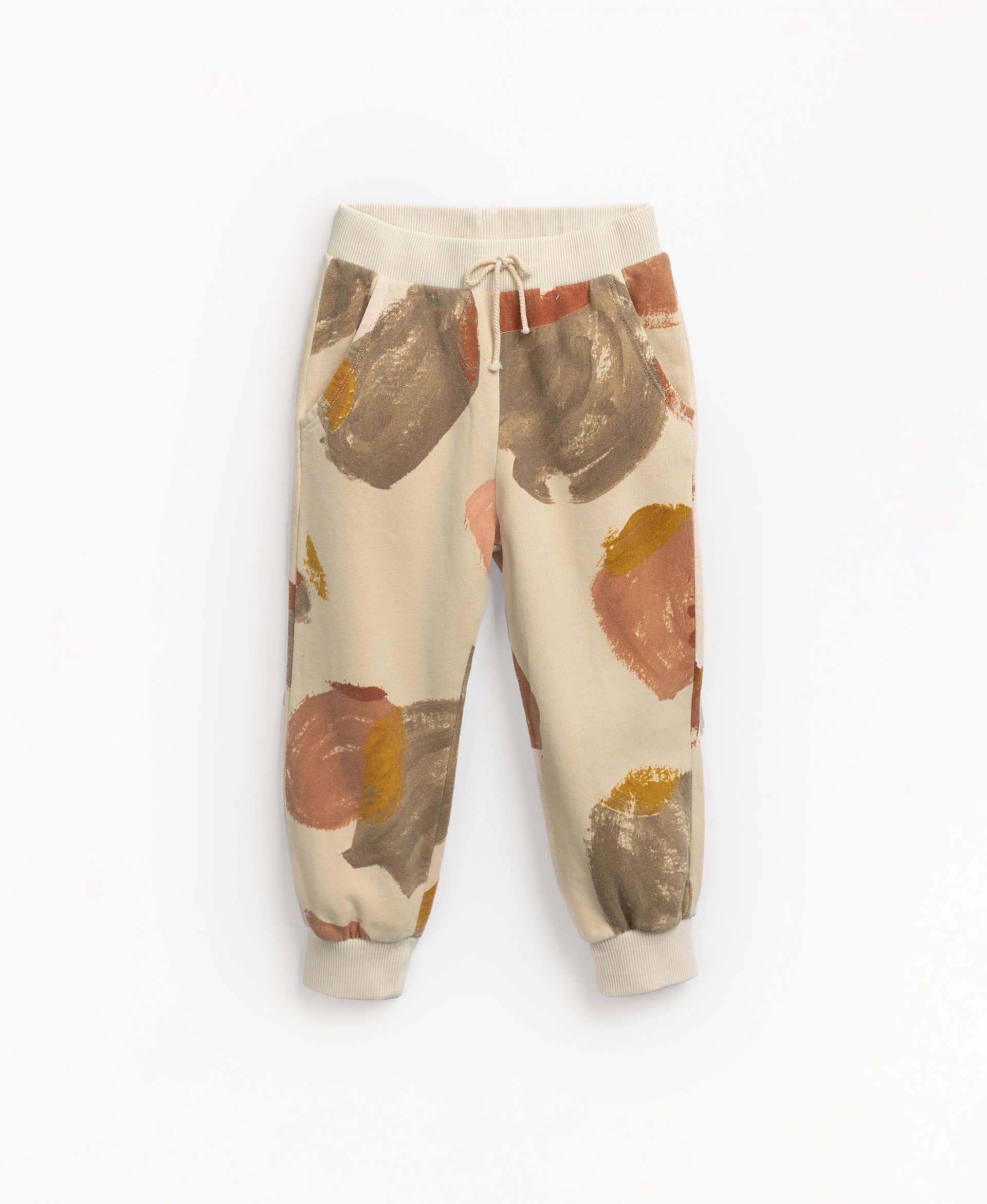 Jersey stitch trousers with abstract print | Mother Lcia