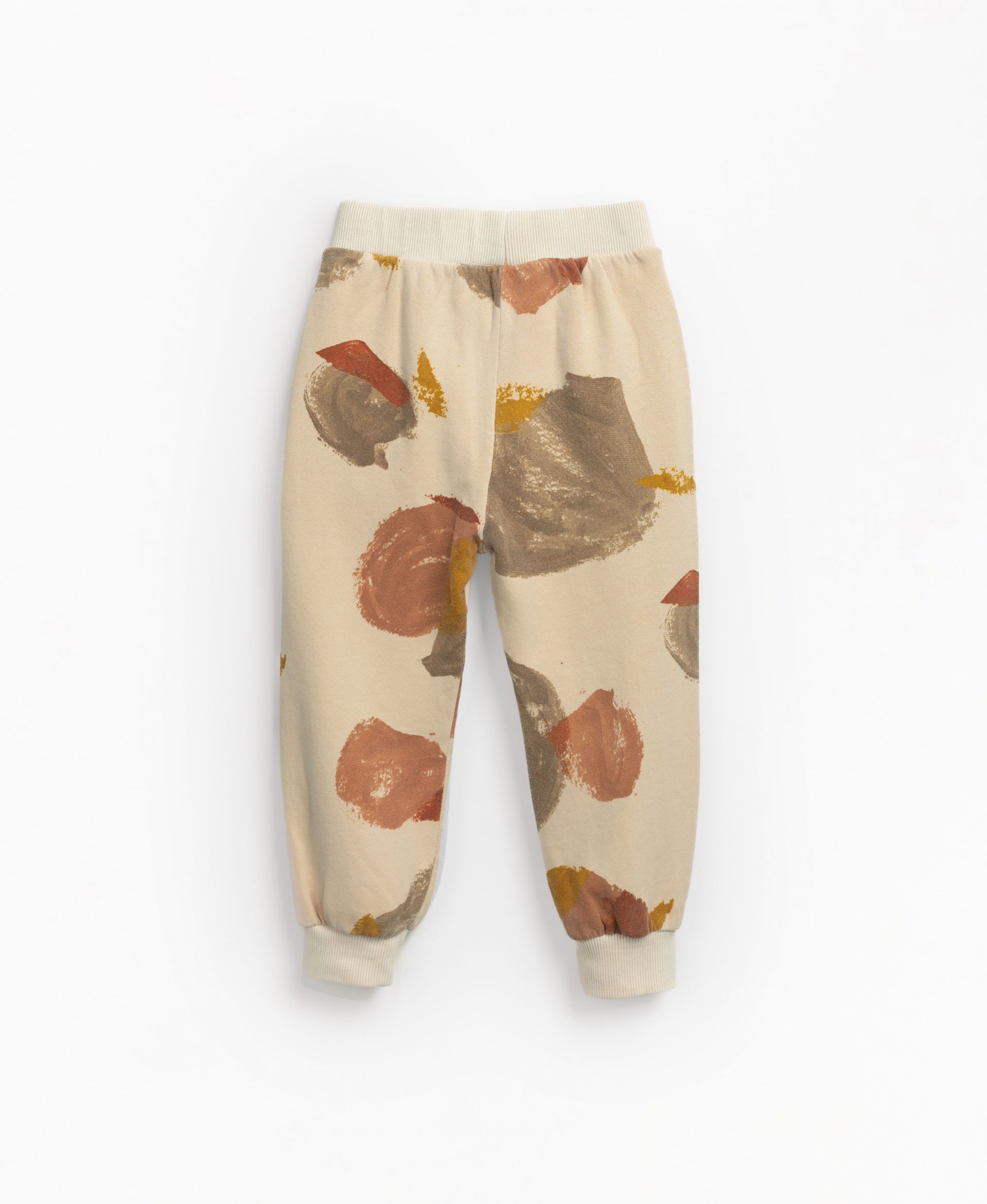 Jersey stitch trousers with abstract print | Mother Lcia