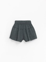 CHECKED WOVEN SHORTS