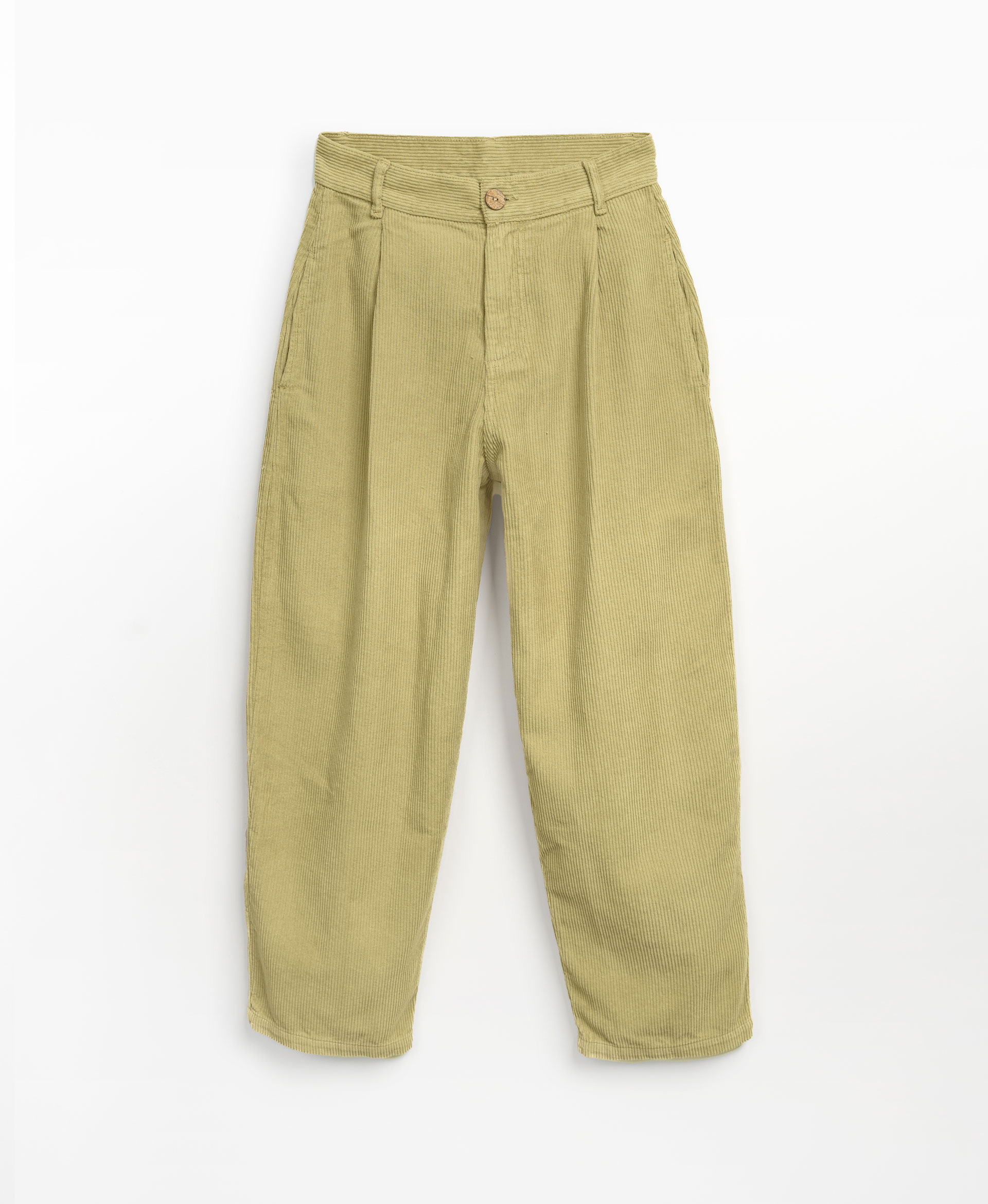 Womens Green Corduroy Trousers | Brakeburn