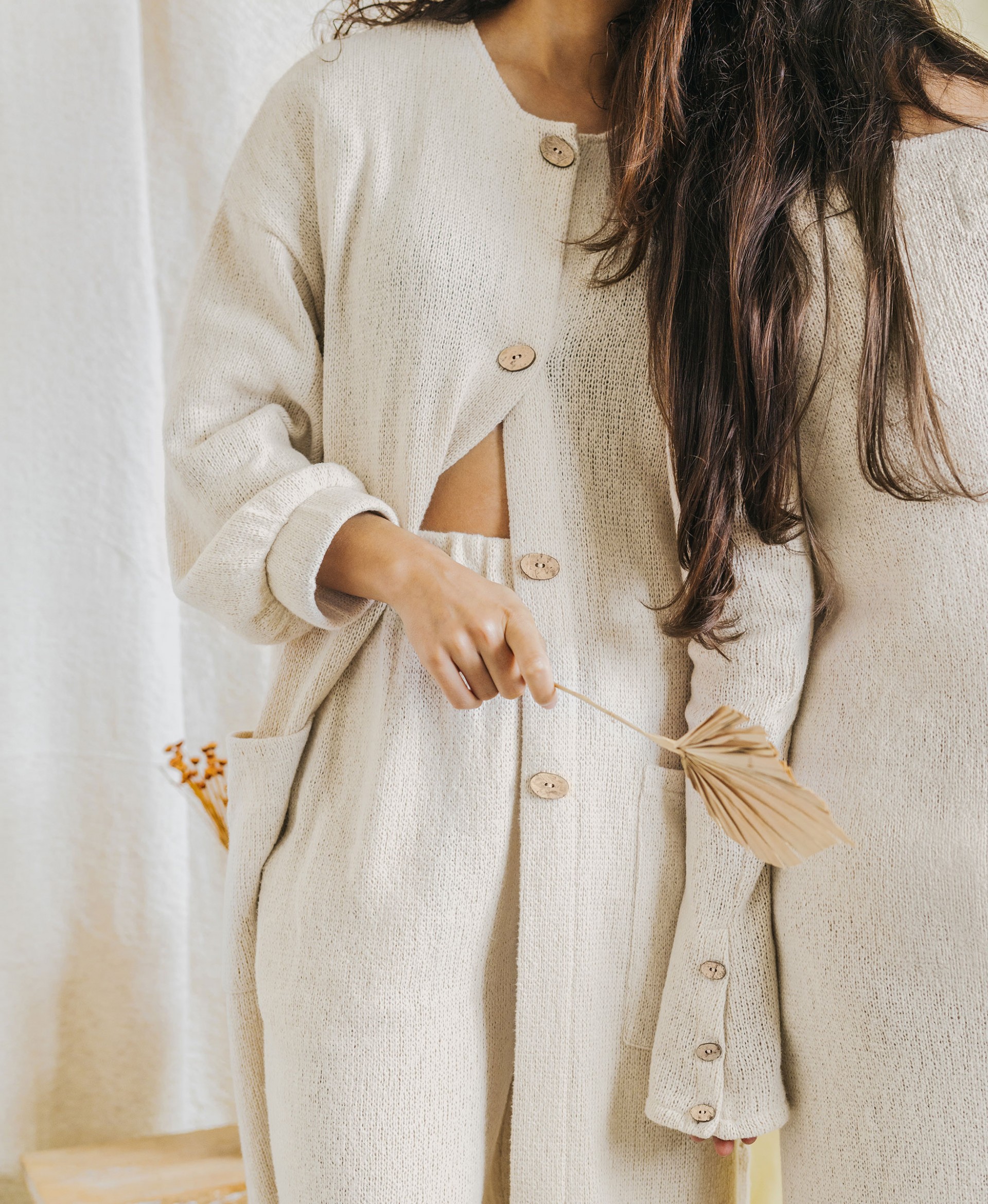 Long coat with pockets  | Mother Lcia