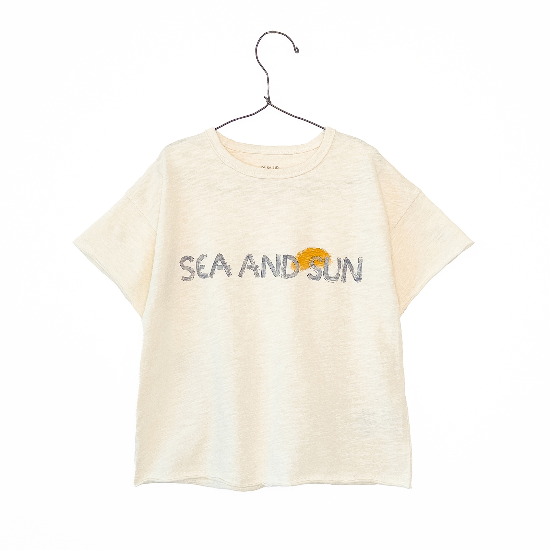 Short-sleeved T-shirt in organic cotton | Textile Art