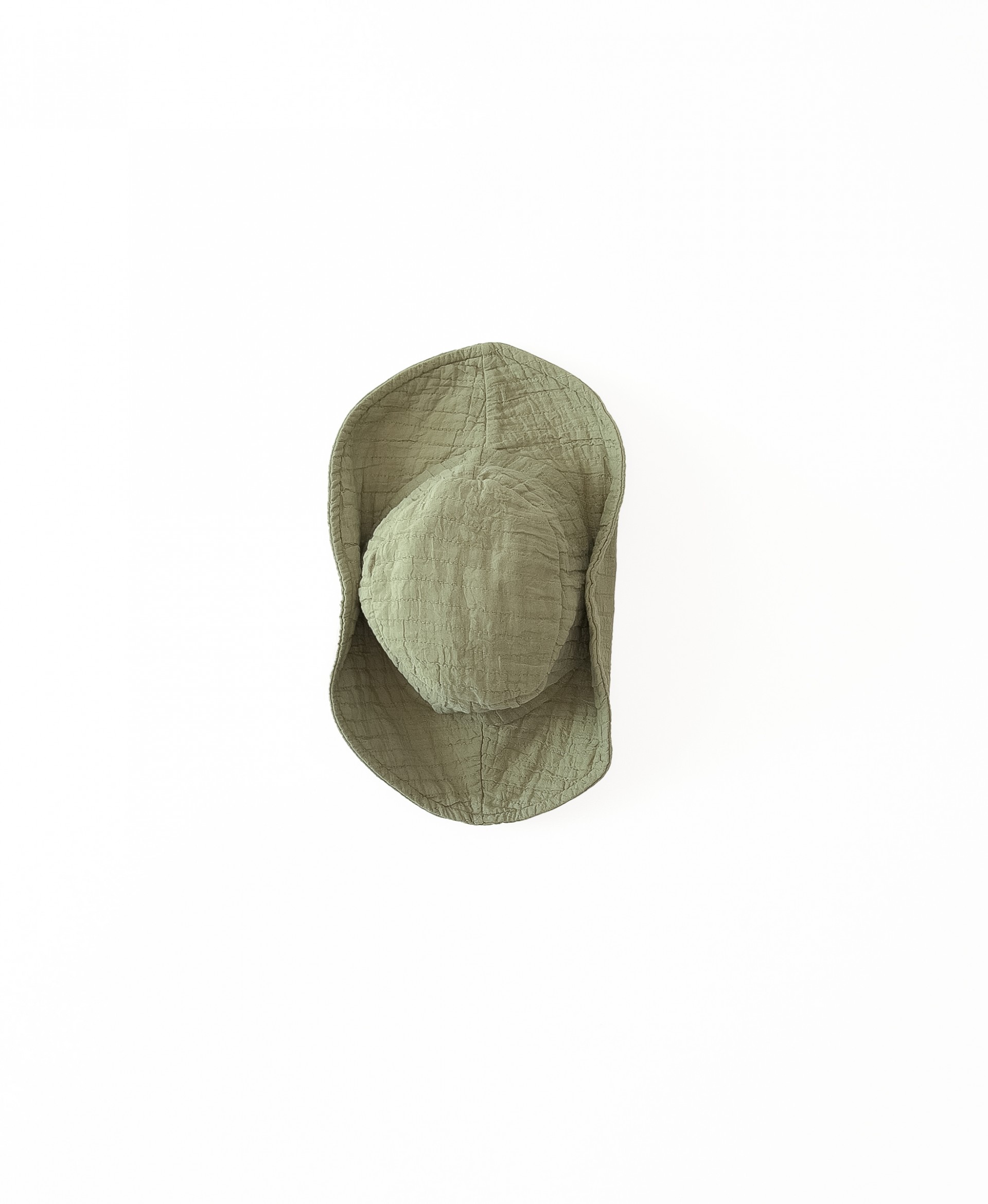 Sombrero de algodn con ala | Textile Art
