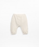 Pantalon en maille en coton biologique | Textile Art