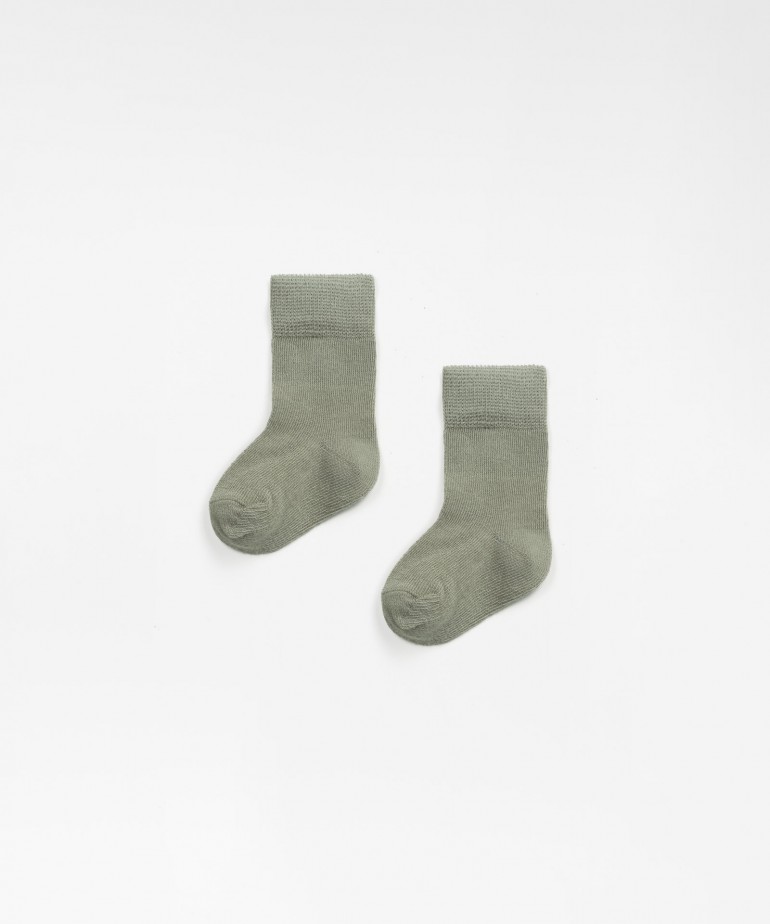 Socks made of natural fibres