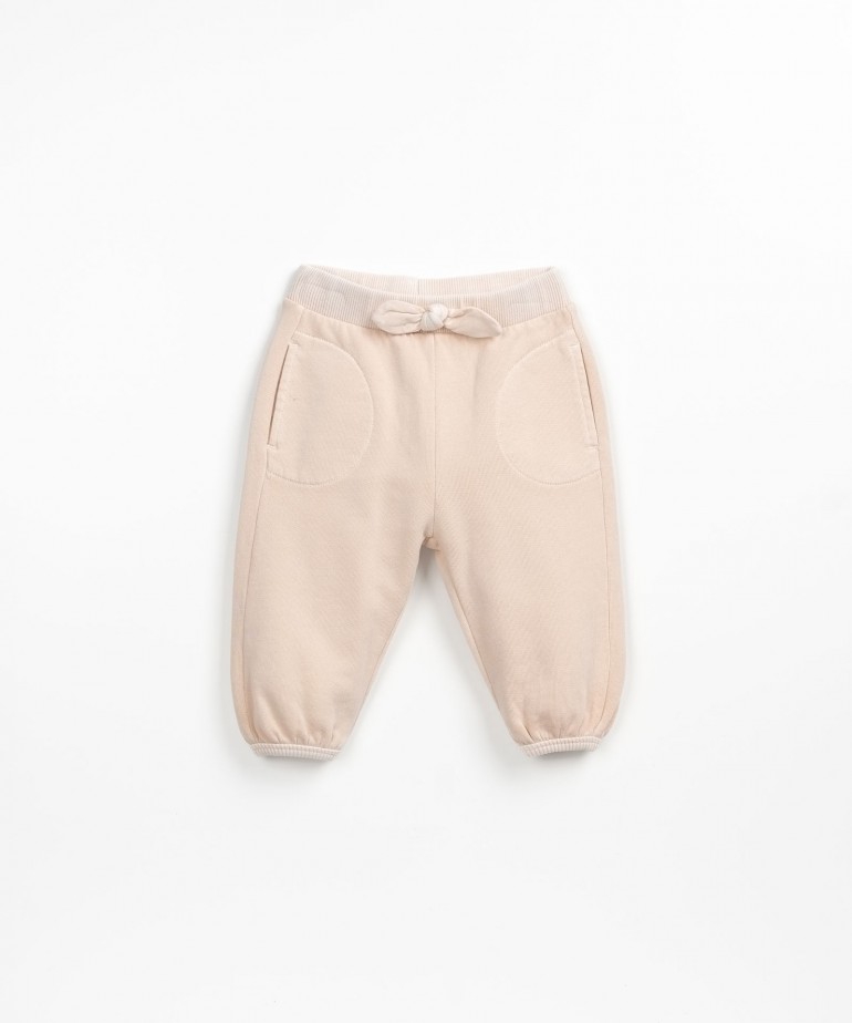 Trousers in mixture of organic cotton and cotton